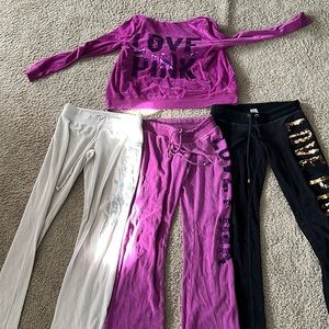 Vs pink brand sweats plus medium  zip up hoodie